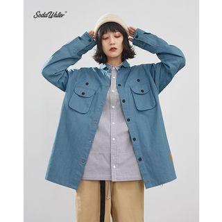 Unisex Loose-fit Plain Shirt