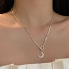 Crescent Necklace White - One Size