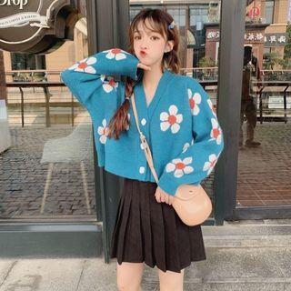 Flower Printed Cardigan