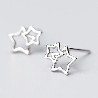 S925 Sterling Silver Star Earring