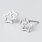 S925 Sterling Silver Star Earring