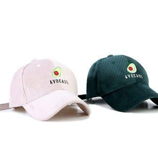 Corduroy Printed Baseball Cap