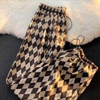 Argyle Harem Pants