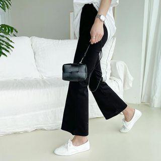 Woven Boxy Pouch