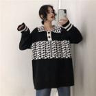 Collared Sweater Black - One Size