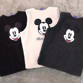 Mickey Mouse Zip-up Fleece Vest