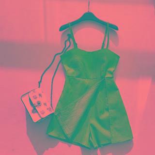 Plain Strappy Romper