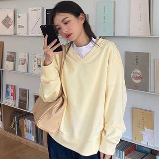 Plain Pullover Almond - One Size