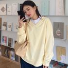 Plain Pullover Almond - One Size