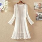 Lace Hem Light Coat