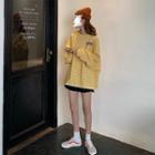 Striped Oversized Long-sleeve T-shirt