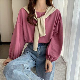 Plain Blouse / Shawl