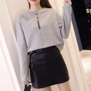 Long Sleeve Letter Top