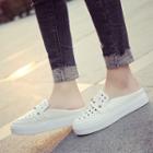 Studded Perforated Mules