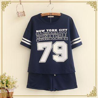 Set: Number Short-sleeve T-shirt + Shorts