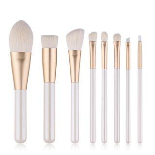 Set Of 8: Makeup Brush Set Of 8: White - One Size