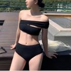Asymmetrical Cutout Bikini