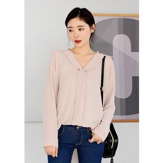 Collared Chiffon Top