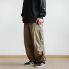 Splash Print Cargo Harem Pants