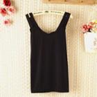 Double-strap V-neck Tank Top