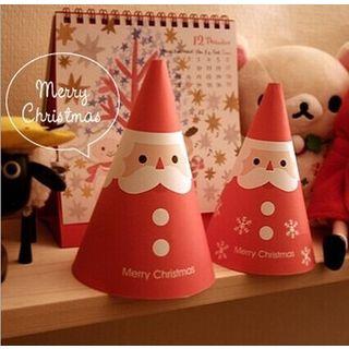 Set Of 4: 3d Christmas Card + Gift Bag