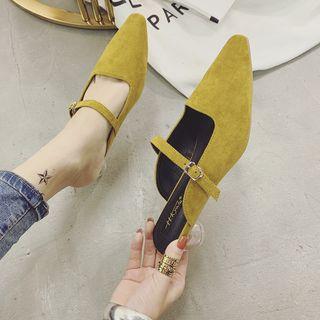 Block Heel Mary Jane Mules