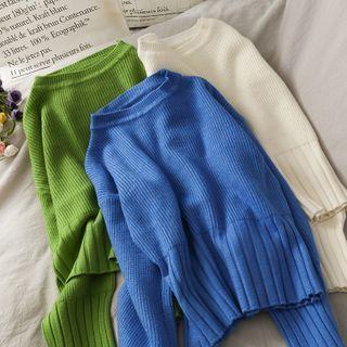 Loose-fit Plain Sweater In 6 Colors