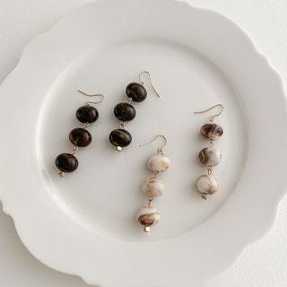 Beaded Drop Earring 1 Pair - White - One Size