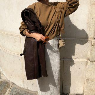 Cropped Boxy Sweatshirt