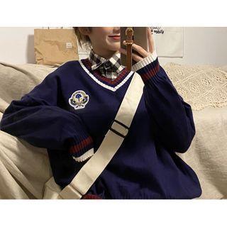 Logo Applique Sweater