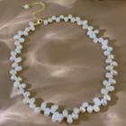 Freshwater Pearl Choker B-107-3 - Pearl White - One Size
