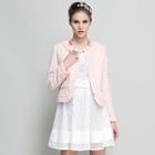 Pocketed Bolero Jacket