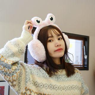 Animal Eye Chenille Earmuffs