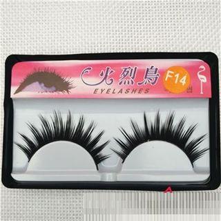 False Eyelashes #f14 (1 Pair) As Shown In Figure - One Size
