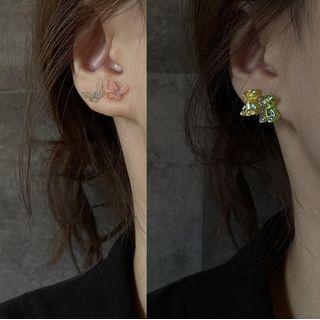 Set Of 6: Butterfly / Bear Acrylic Earring