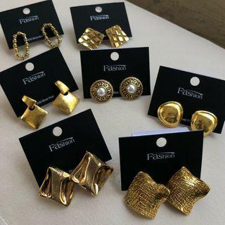 Alloy / Faux Pearl Earring (various Designs)