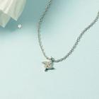 Windmill Pendant Necklace 1 Pc - Silver - One Size