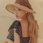 Ruffled Off-shoulder Dot Swimsuit