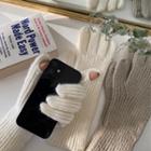 Perforated Knit Gloves