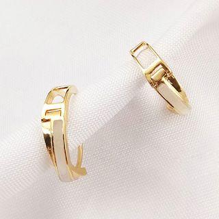 Gold Plated 925 Sterling Silver Mini Hoop Earring