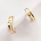 Gold Plated 925 Sterling Silver Mini Hoop Earring