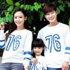 Family Number-print Pullover
