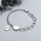 Chain Bracelet 925 Silver - Silver - One Size