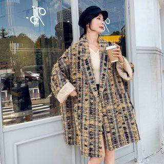 Tweed Plaid Coat