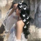 Pearl Mesh Barrette Clip