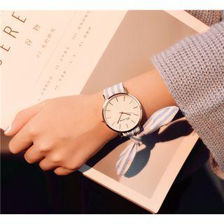 Tie-ankle Canvas Strap Watch