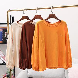 Long-sleeve T-shirt Almond - One Size