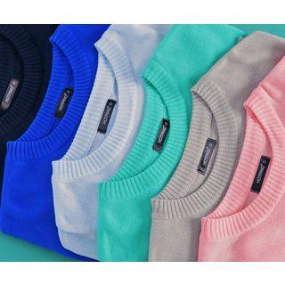 Cuff-sleeve Knit Top
