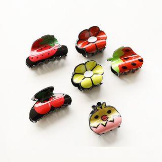 Fruit / Flower / Bow Print Hair Clamp