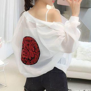 Chiffon Zip Jacket